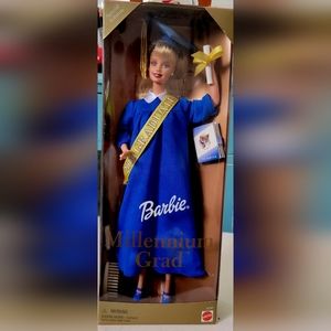 Mattel Millennium Barbie Class of 2000, Blue, NIB!